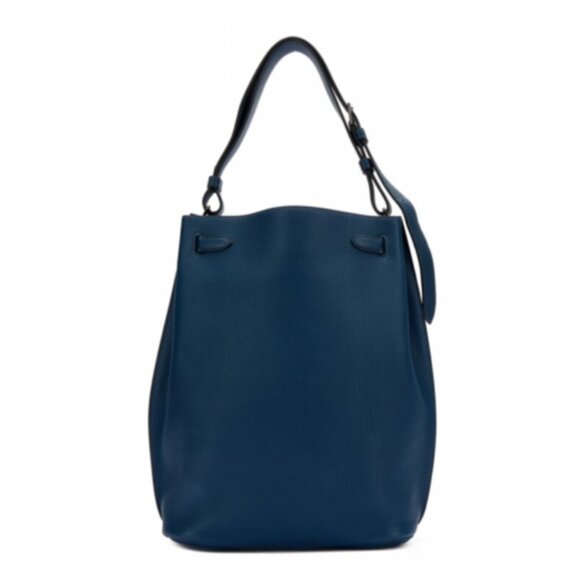 Hermès Blue De Prusse So Kelly Togo 26 Palladium Hardware - Picture 12 of 14